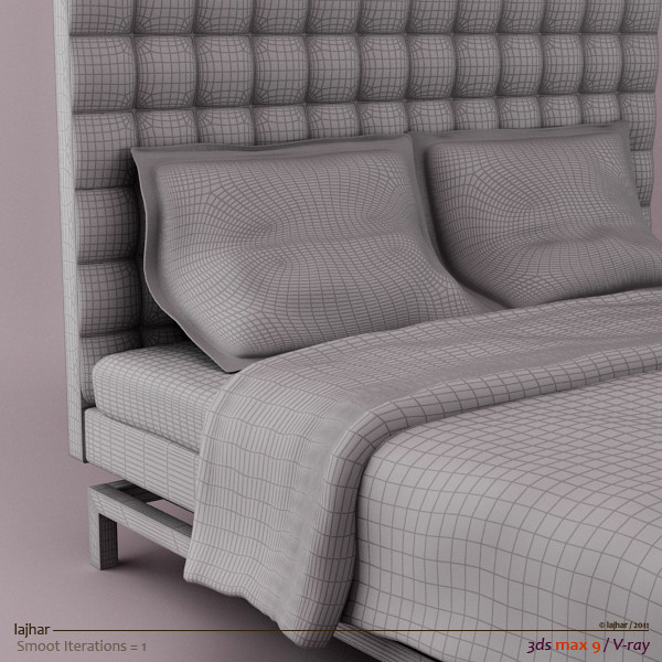 Boss bed with small headboard